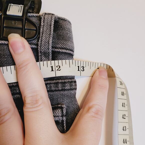 A.P.C. Black Wash Petit New Standard Size 24 straight button fly jeans Grunge - Picture 9 of 11